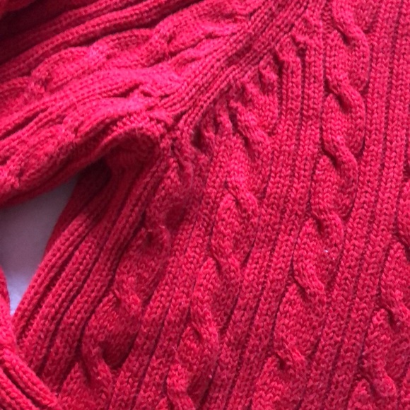 Tabi simply classic cotton sweater Red - Picture 3 of 4